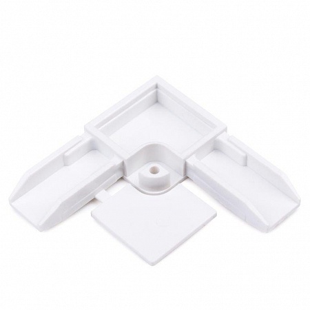 Соединительный угол для москитной сетки белый